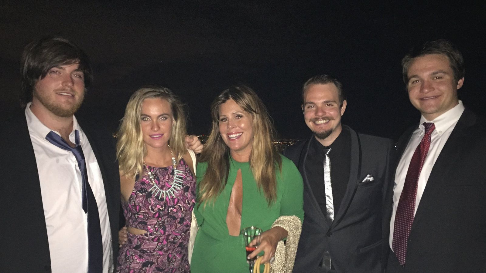 Betsy Murphy with her children