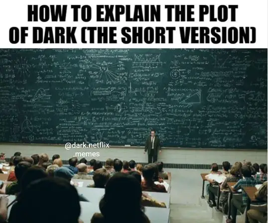 Netflix series Dark meme