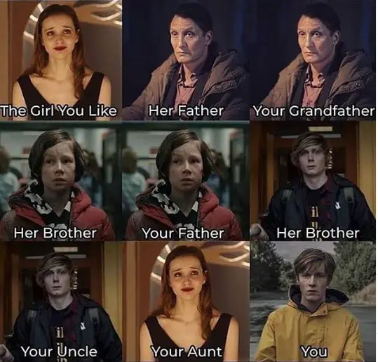 Netflix series Dark meme