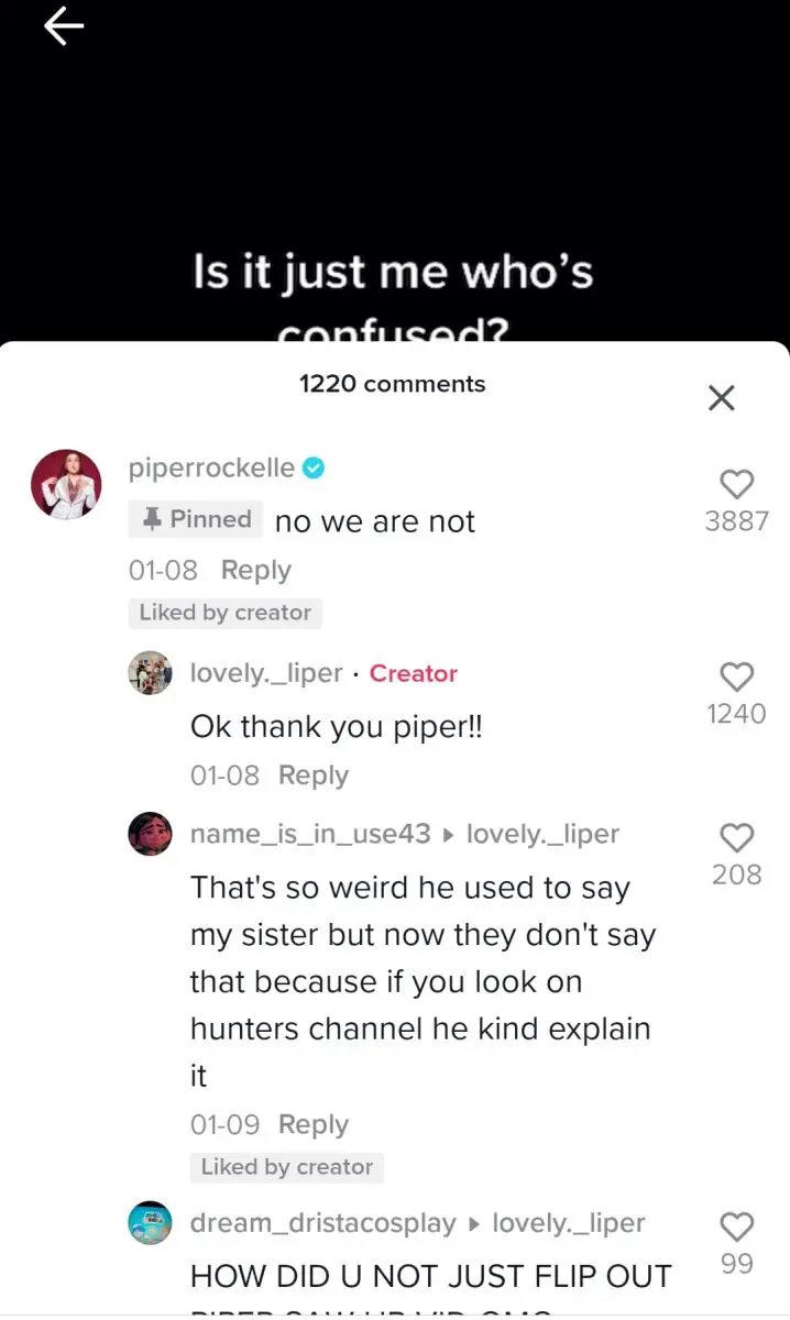 Piper Rockelle denies that Hunter Hill is her brother.