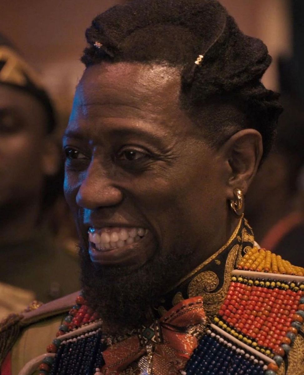Wesley Snipes as General Izzi in Coming 2 America. 