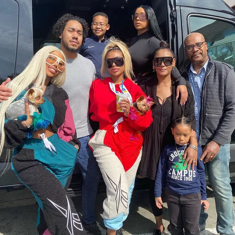 The Clermont Twins with their family.