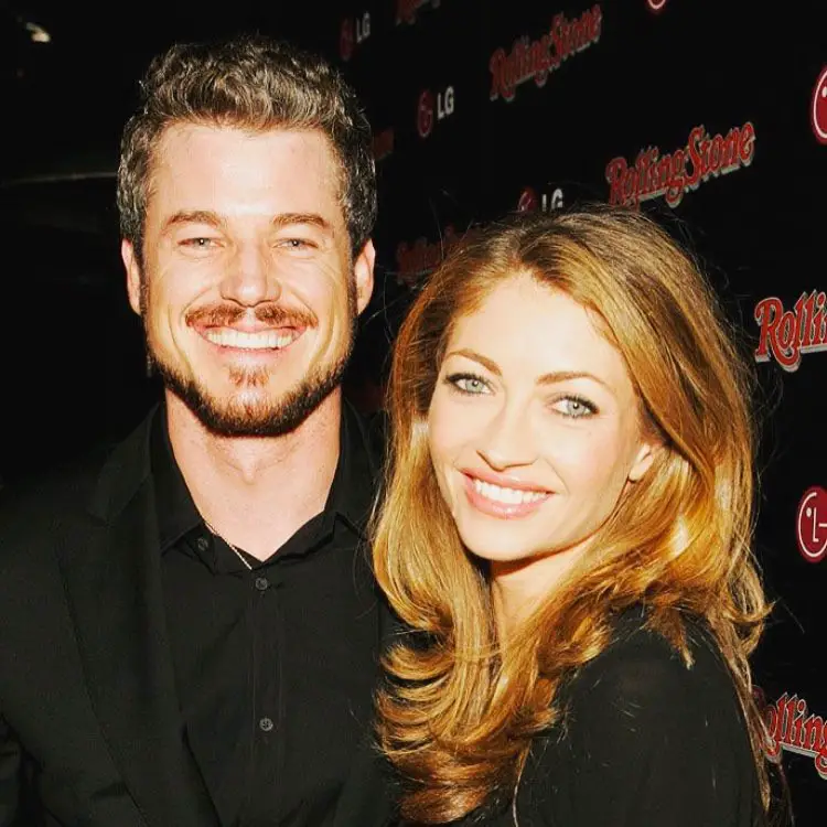 Eric Dane with his ex wife, Rebecca Gayheart.