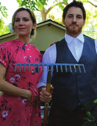 Sam Jaeger with his wife Amber Jaeger.