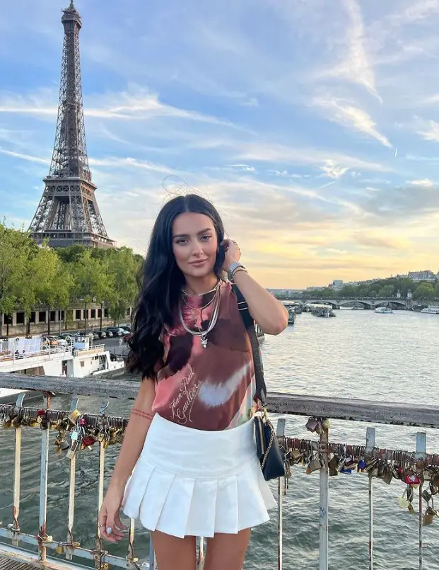 Victoria Zito, who recently revealed her true sexuality, in Paris.